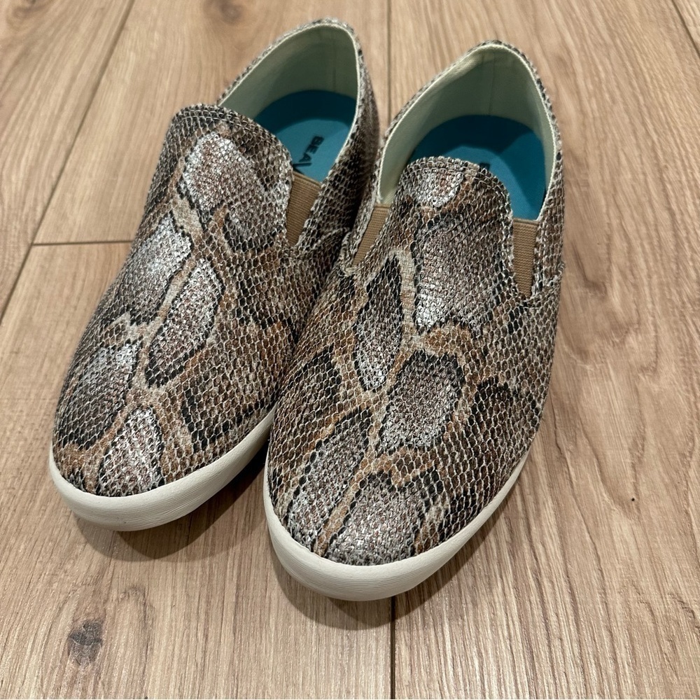 SeaVees Baja Mullholland Python Slip On Sneakers